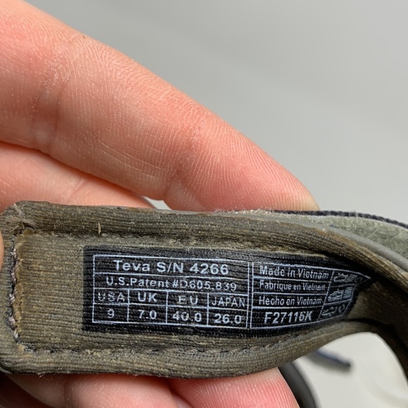 Teva Tirra Blue Outdoor Hiking Sandal Cushioned Quick Dry Comfort Walking - Picture 12 of 14